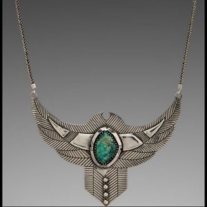 ISO Thunderstruck necklace in silver/turquoise